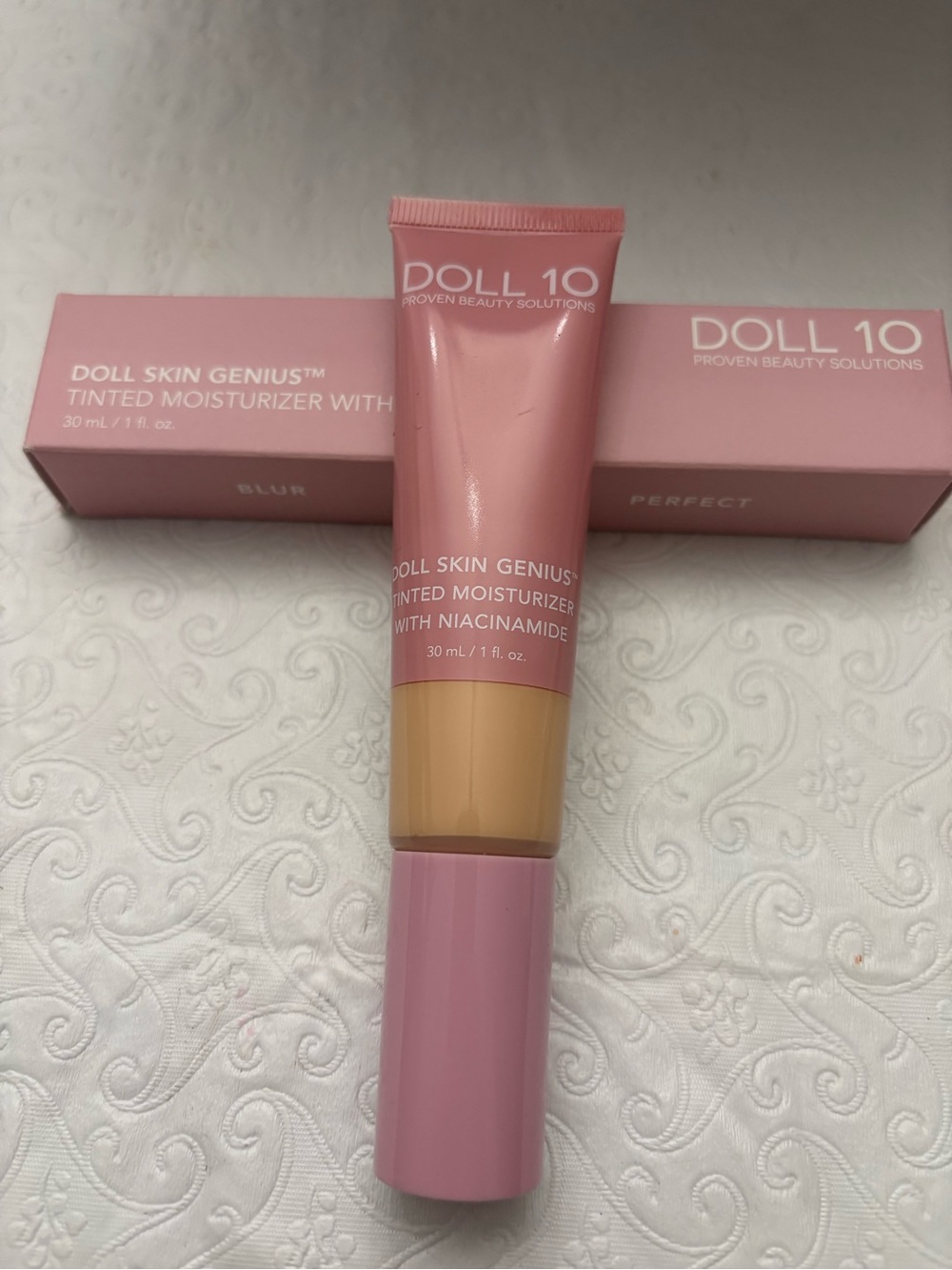 Doll 10 Skin Genius Tinted Moisturizer - Pink Tube with Beige Tint